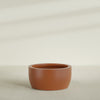 Casablanca Large Round Low Bowl Fiberglass Planter - 36 in x 36 in x 18 in - Matte Terracotta - Matte Terracotta,36 in x 36 in x 18 in
