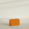 Tolga Large Rectangle Fiberglass Planter - 36 in x 16 in x 24 in - Gloss Tangerine - Gloss Tangerine,36 in x 16 in x 24 in
