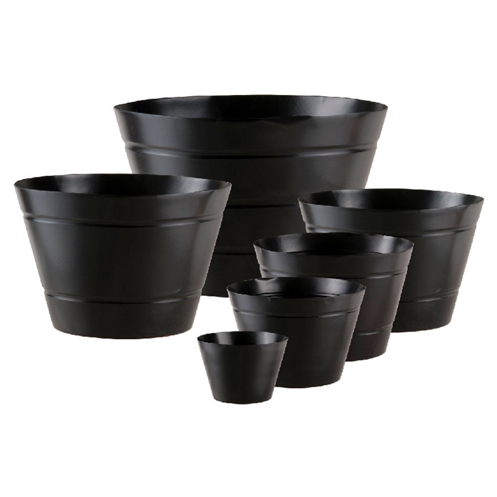 Flexible No-Hole Liner - 22" - Single - Black,22 in x 22 in x 16 in,Single