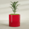 Rio Grande Large Round Fiberglass Planter - 30 in x 30 in x 32 in - Gloss Red - Gloss Red,30 in x 30 in x 32 in
