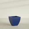Lima Medium Tapered Square Fiberglass Planter - 24 in x 24 in x 24 in - Matte Cobalt Blue - Matte Cobalt Blue,24 in x 24 in x 24 in