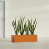 Tiergarden Large Long Over The Railing Rectangle Fiberglass Planter - 36 in x 12 in x 10 in - Gloss Tangerine - Gloss Tangerine,36 in x 12 in x 10 in