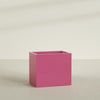 Brisbane Large Rectangle Fiberglass Planter - 36 in x 24 in x 32 in - Gloss Pink Violet - Gloss Pink Violet,36 in x 24 in x 32 in