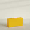 Potsdam Extra Large Long Rectangle Fiberglass Planter - 60 in x 16 in x 32 in - Gloss Saffron - Gloss Saffron,60 in x 16 in x 32 in