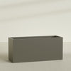 Brisbane Extra Large Long Rectangle Fiberglass Planter - 72 in x 24 in x 32 in - Matte Bronze - Matte Bronze,72 in x 24 in x 32 in