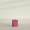 Tolga Medium Rectangle Fiberglass Planter - 16 in x 16 in x 24 in - Gloss Pink Violet - Gloss Pink Violet,16 in x 16 in x 24 in