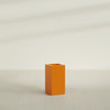 Hollywood Medium Rectangle Fiberglass Planter - 12 in x 12 in x 24 in - Gloss Tangerine - Gloss Tangerine,12 in x 12 in x 24 in