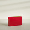 Milano Large Narrow Rectangle Fiberglass Planter - 36 in x 10 in x 24 in - Gloss Red - Gloss Red,36 in x 10 in x 24 in