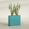 Perth Extra Large Long Rectangle Fiberglass Planter - 48 in x 16 in x 42 in - Satin Sea Foam - Satin Sea Foam,48 in x 16 in x 42 in
