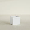 Montroy Medium Cube Square Fiberglass Planter - 20 in x 20 in x 20 in - Gloss White - Gloss White,20 in x 20 in x 20 in