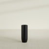 Saint Tropez Large Tall Round Fiberglass Planter - 12 in x 12 in x 32 in - Matte Black - Matte Black,12 in x 12 in x 32 in