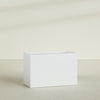 Brisbane Extra Large Long Rectangle Fiberglass Planter - 48 in x 24 in x 32 in - Matte White - Matte White,48 in x 24 in x 32 in