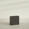 Milano Medium Narrow Rectangle Fiberglass Planter - 24 in x 10 in x 24 in - Matte Brown - Matte Brown,24 in x 10 in x 24 in