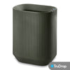 Modular Large Square Plastic Planter - 20 in x 20 in x 38 in - Olive - Olive,20 in x 20 in x 38 in
