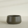 Short Hayden Medium Round Fiberglass Planter - 20 in x 20 in x 10 in - Matte Bronze - Matte Bronze,20 in x 20 in x 10 in