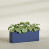 Miami Extra Large Narrow Rectangle Fiberglass Planter - 48 in x 12 in x 18 in - Matte Cobalt Blue - Matte Cobalt Blue,48 in x 12 in x 18 in