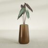 Saigon Large Tapered Round Planter - 14 in x 14 in x 30 in - Metallic Bronze - Metallic Bronze,13.7 in x 13.7 in 30 in