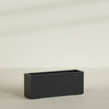 Tolga Extra Large Long Rectangle Fiberglass Planter - 60 in x 16 in x 24 in - Matte Black - Matte Black,60 in x 16 in x 24 in