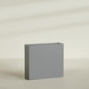 Amesbury Large Narrow Rectangle Fiberglass Planter - 36 in x 10 in x 32 in - Metallic Gunmetal - Metallic Gunmetal,36 in x 10 in x 32 in