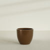 Wannsee Large Round Fiberglass Planter - 39 in x 39 in x 34 in - Metallic Bronze - Metallic Bronze,39 in x 39 in x 34 in