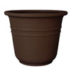Curbside Bell Tower Round Plastic Planter - 40 in x 40 in x 29.3 in - Espresso - Espresso,40 in x 40 in x 29.3 in