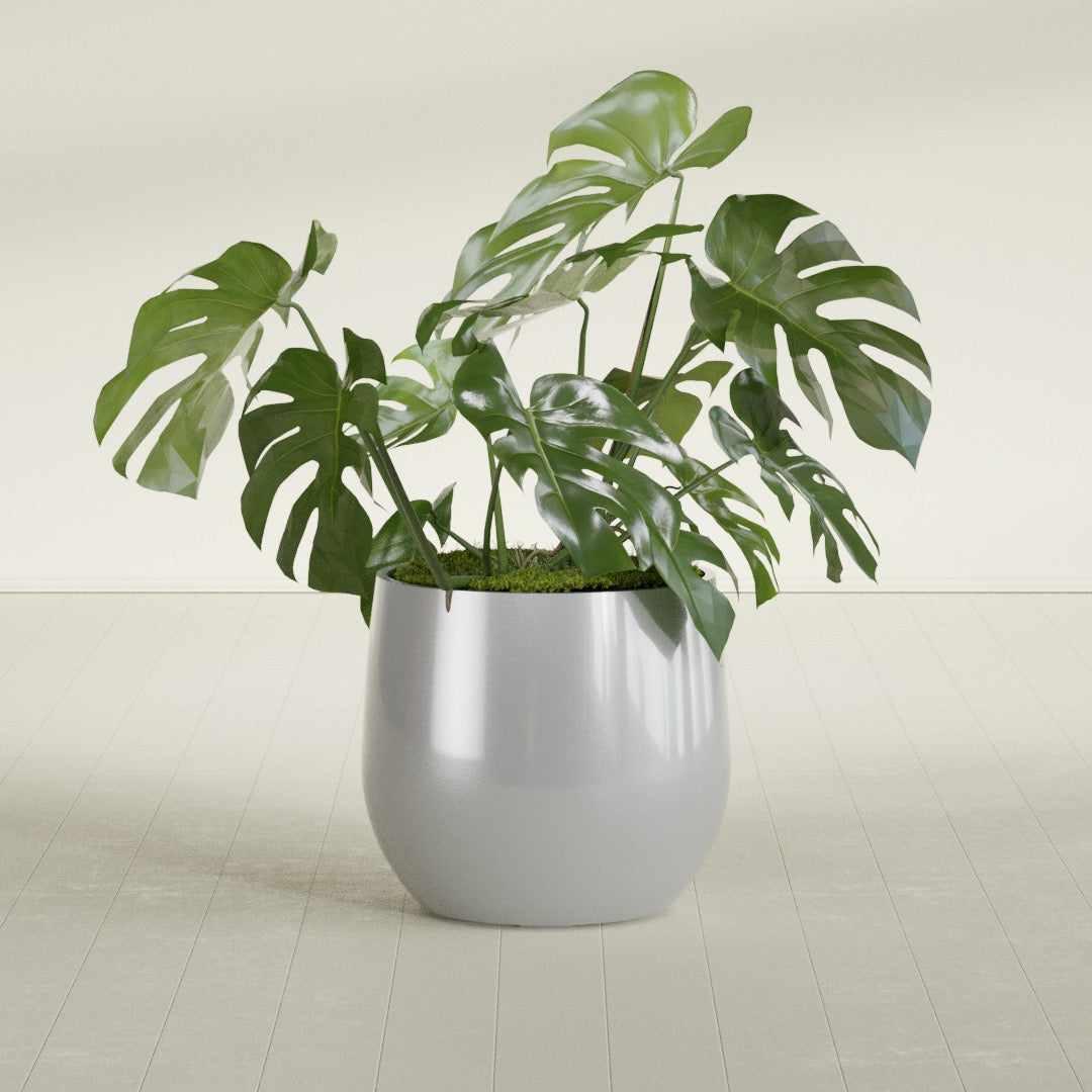 Westfield - 23in diam. x 21in - Metallic Silver - Metallic Silver,23 in diam. x 21 in H