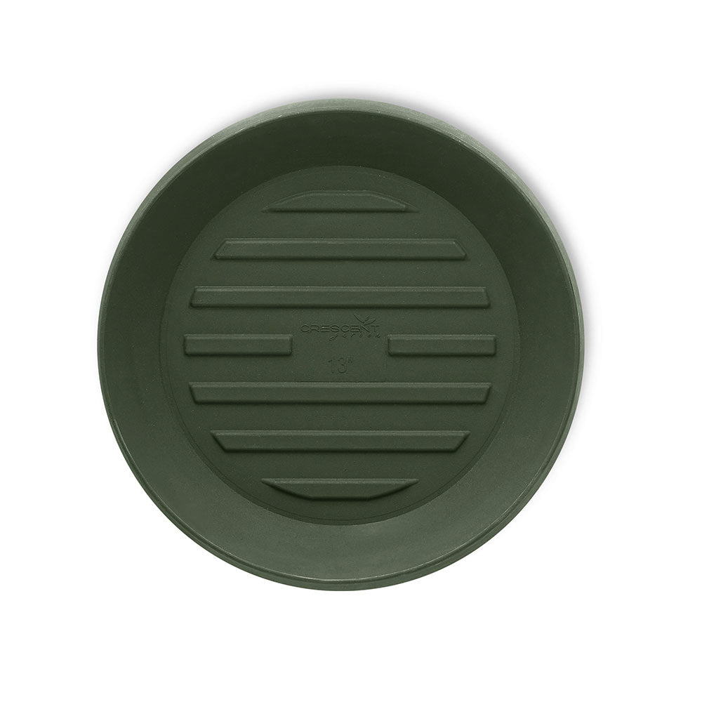 Round Plastic Plant Saucer - 23" Round - Olive - Olive,25.5 in x 25.5 in x 2.5 in