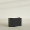 Potsdam Extra Large Long Rectangle Fiberglass Planter - 48 in x 16 in x 32 in - Matte Black - Matte Black,48 in x 16 in x 32 in