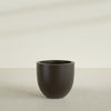 Alzira Large Round Fiberglass Planter - 30 in x 30 in x 28 in - Matte Brown - Matte Brown,30 in x 30 in x 28 in