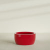Casablanca Large Round Low Bowl Fiberglass Planter - 36 in x 36 in x 18 in - Gloss Red - Gloss Red,36 in x 36 in x 18 in