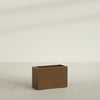 Tolga Large Rectangle Fiberglass Planter - 36 in x 16 in x 24 in - Metallic Bronze - Metallic Bronze,36 in x 16 in x 24 in