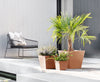 Rotterdam Small Square Planter - 11.75 in x 11.75 in x 10.25 in - Terracotta - Terracotta,11.75 in x 11.75 in x 10.25 in,Planter Only