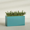 Brisbane Extra Large Long Rectangle Fiberglass Planter - 60 in x 24 in x 32 in - Satin Sea Foam - Satin Sea Foam,60 in x 24 in x 32 in