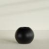 Globe Large Sphere Fiberglass Planter - 30 in x 30 in x 24 in - Matte Black - Matte Black,30 in x 30 in x 24 in