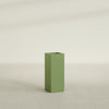 Perth Large Tall Rectangle Fiberglass Planter - 16 in x 16 in x 42 in - Satin Green - Satin Green,16 in x 16 in x 42 in