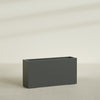 Hollywood Extra Large Narrow Rectangle Fiberglass Planter - 48 in x 12 in x 24 in - Matte Charcoal - Matte Charcoal,48 in x 12 in x 24 in