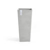 Rotterdam Medium Tall Square Planter - 12.6 in x 12.6 in x 27.5 in - White Grey - White Grey,12.5 in x 12.5 in x 27.5 in,Planter Only