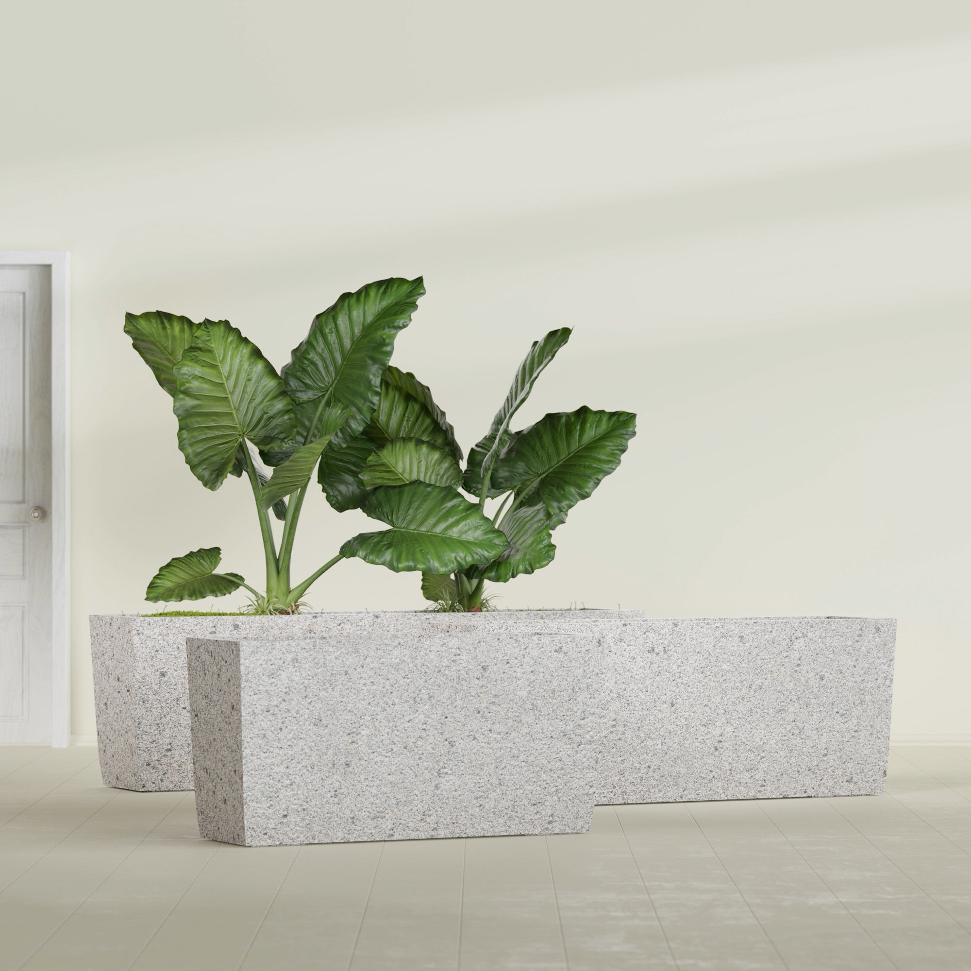 Tapered Rectangle - 48in x 12in x 18in - StoneLight - Greystone - StoneLight - Greystone,48 in x 12 in x 18 in