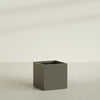 Montroy Large Cube Square Fiberglass Planter - 32 in x 32 in x 32 in - Matte Bronze - Matte Bronze,32 in x 32 in x 32 in