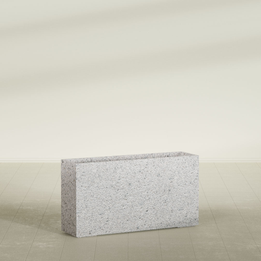 ProTone Fiberglass Premium Finish Extra Large Rectangle Planter - 48 in x 16 in x 32 in - StoneLight - Pearlstone - StoneLight - Pearlstone,48 in x 16 in x 32 in