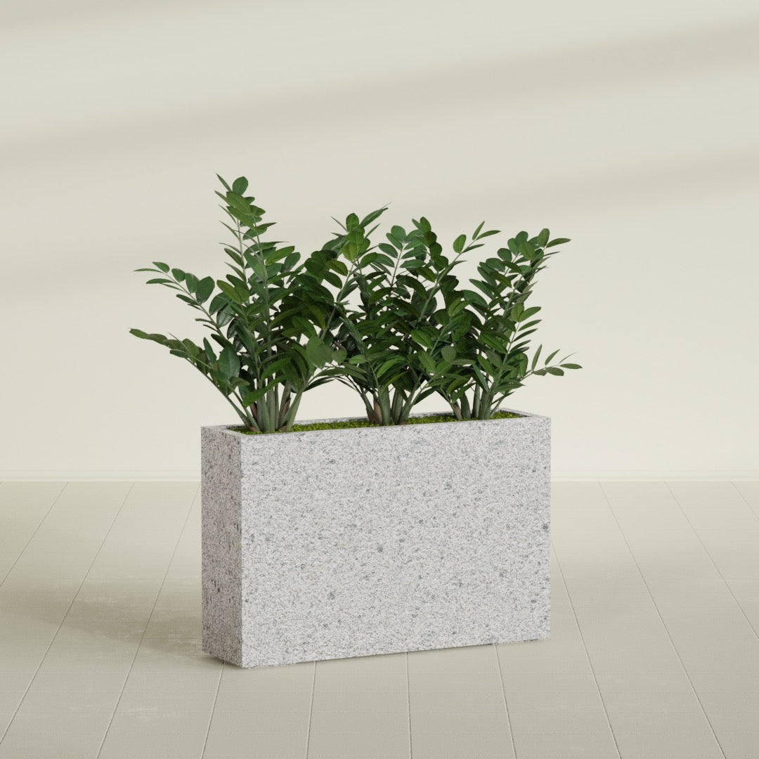 10"-Wide Rectangle - 36in x 10in x 24in - StoneLight - Greystone - StoneLight - Greystone,36 in x 10 in x 24 in