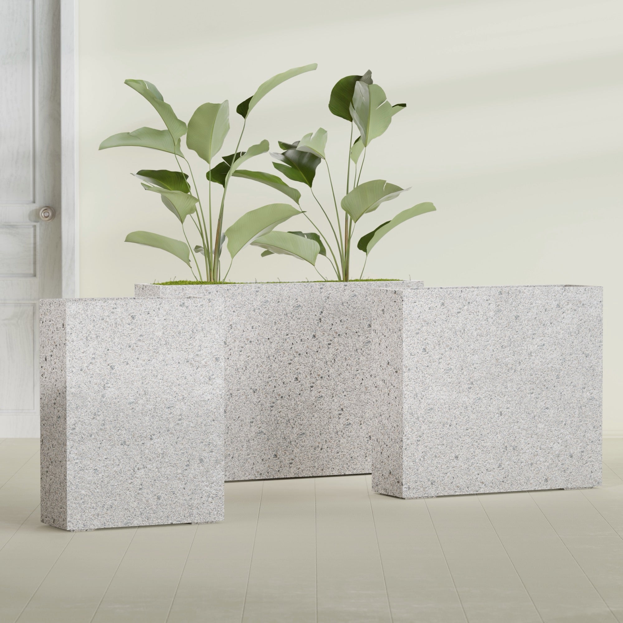 10"-Wide Rectangle - 36in x 10in x 32in - StoneLight - Greystone - StoneLight - Greystone,36 in x 10 in x 32 in