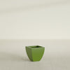 Lima Small Tapered Square Fiberglass Planter - 12 in x 12 in x 12 in - Satin Green - Satin Green,12 in x 12 in x 12 in