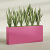 Delray Extra Large Long Rectangle Fiberglass Planter - 72 in x 12 in x 32 in - Gloss Pink Violet - Gloss Pink Violet,72 in x 12 in x 32 in