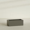 Torino Extra Large Wide Rectangle Fiberglass Planter - 48 in x 24 in x 18 in - Matte Bronze - Matte Bronze,48 in x 24 in x 18 in