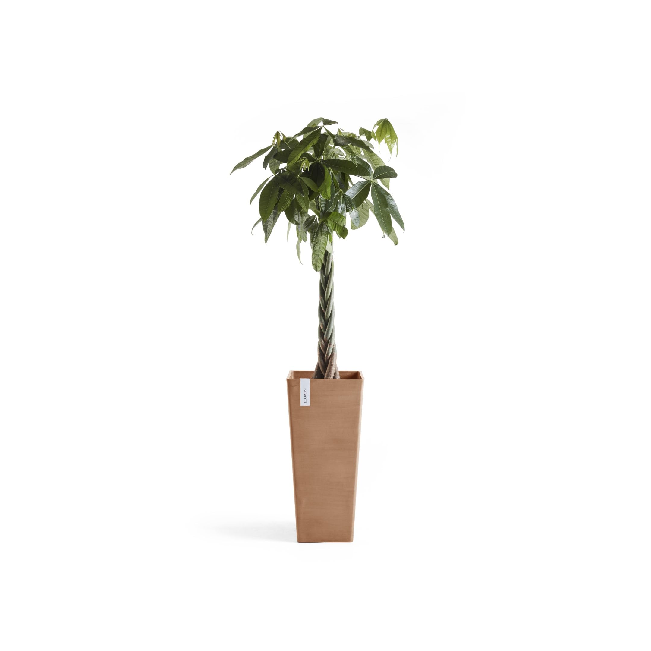 Rotterdam High Medium Square Planter - 12.6 in x 12.6 in x 27.5 in - Terracotta - Terracotta,12.5 in x 12.5 in x 27.5 in,Planter Only