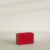 Tolga Large Rectangle Fiberglass Planter - 36 in x 16 in x 24 in - Gloss Red - Gloss Red,36 in x 16 in x 24 in