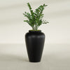 Bara Jar Large Round Fiberglass Planter - 20 in x 20 in x 31 in - Matte Black - Matte Black,20 in x 20 in x 32 in