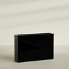 Amesbury Extra Large Narrow Rectangle Fiberglass Planter - 48 in x 10 in x 32 in - Gloss Black - Gloss Black,48 in x 10 in x 32 in
