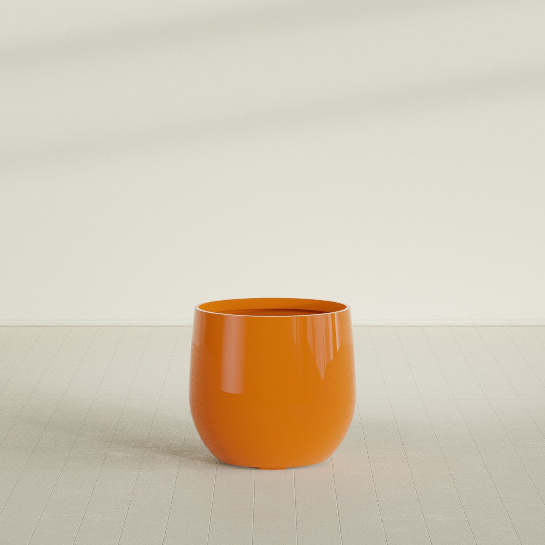 Westfield - 27in diam. x 25in - Gloss Tangerine - Gloss Tangerine,27 in diam. x 25 in H